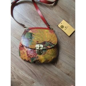 Patricia Nash Veneto Crossbody Satchel Purse Tropical Dream